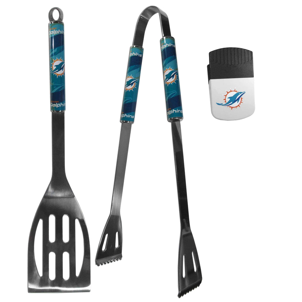 Miami Dolphins 2 pc BBQ Set and Chip Clip - Siskiyou Buckle - Flyclothing LLC