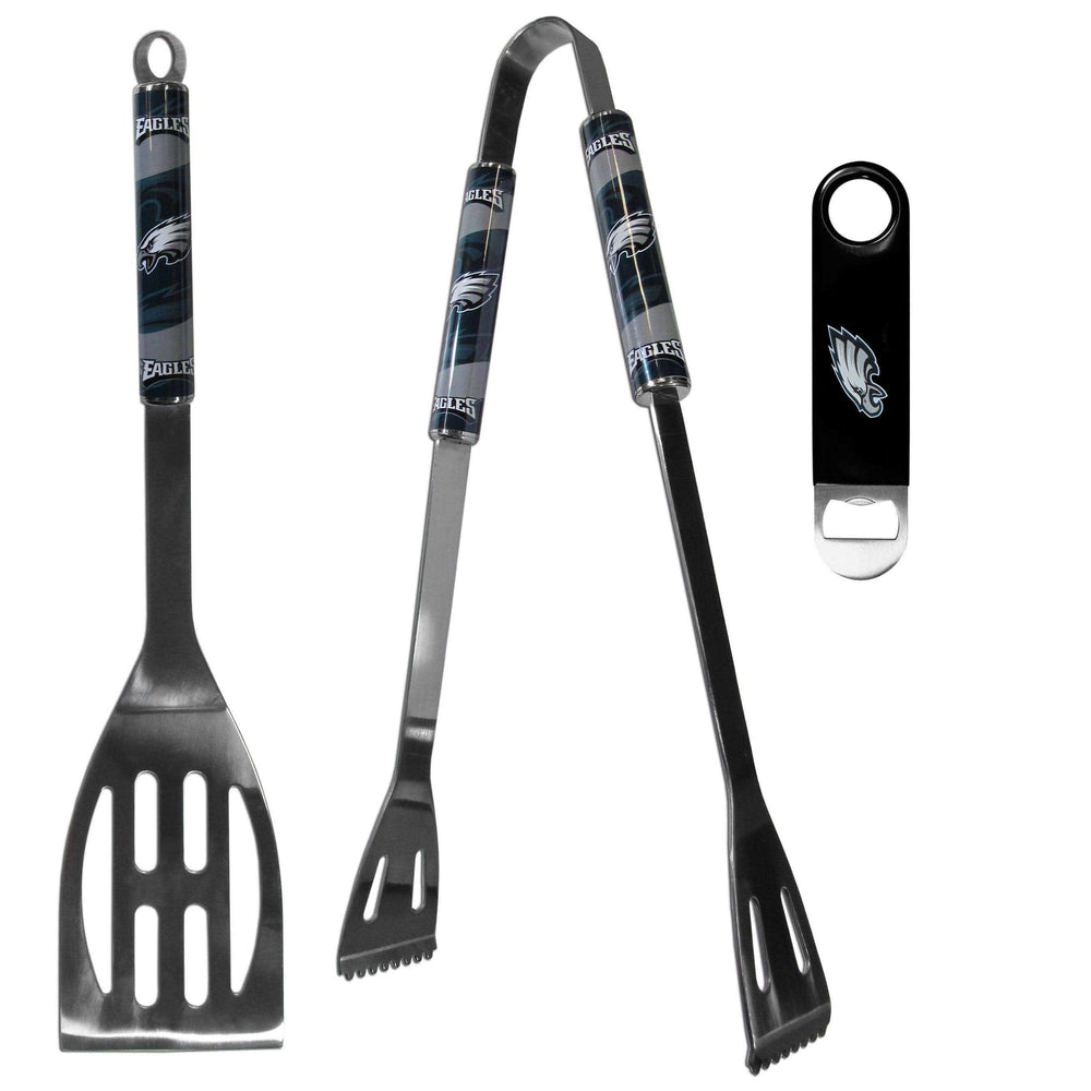 Philadelphia Eagles 2 pc BBQ Set and Bottle Opener - Siskiyou Buckle - Flyclothing LLC