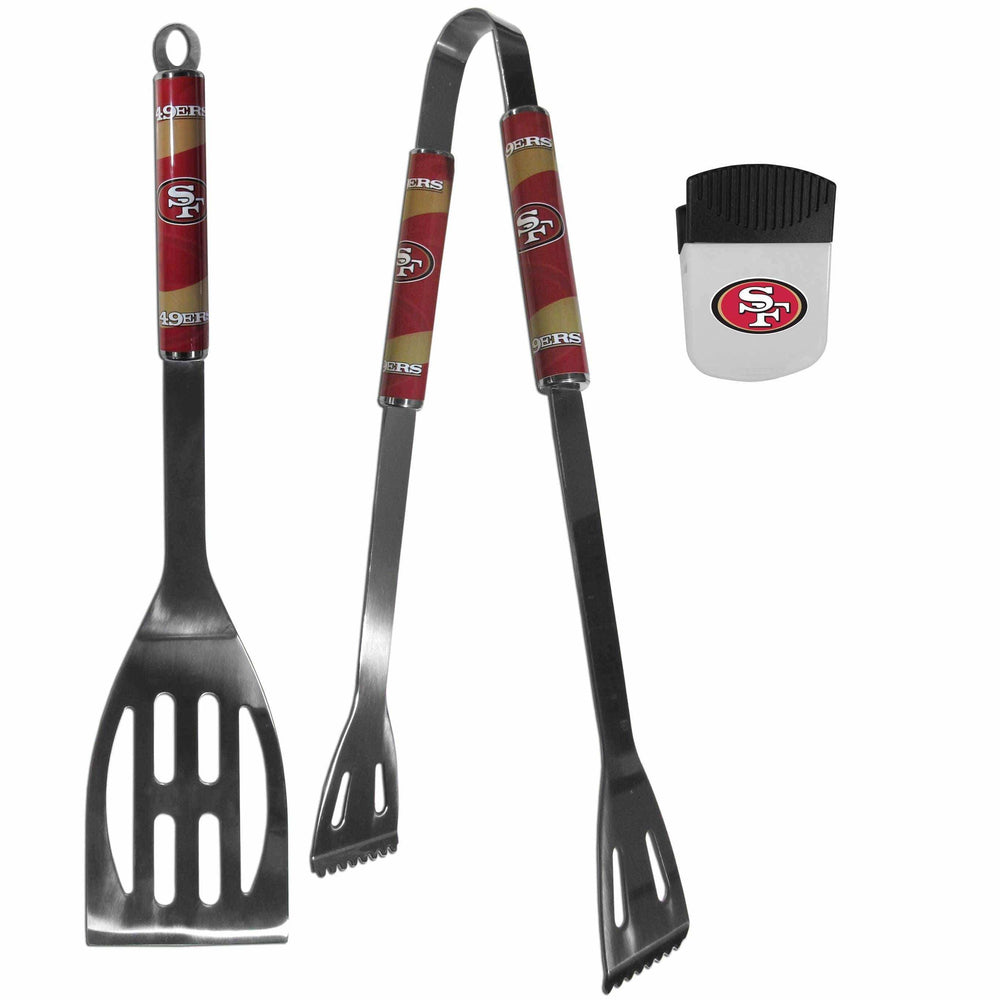 San Francisco 49ers 2 pc BBQ Set and Chip Clip - Siskiyou Buckle - Flyclothing LLC