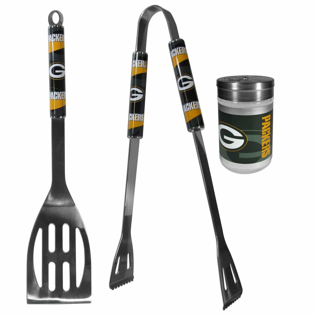 Green Bay Packers 2pc BBQ Set with Season Shaker - Siskiyou Buckle - Flyclothing LLC