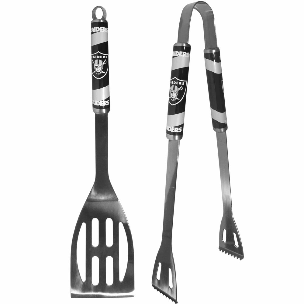 Las Vegas Raiders 2 pc Steel BBQ Tool Set - Siskiyou Buckle - Flyclothing LLC