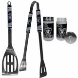 Las Vegas Raiders 2pc BBQ Set with Tailgate Salt & Pepper Shakers - Siskiyou Buckle - Flyclothing LLC
