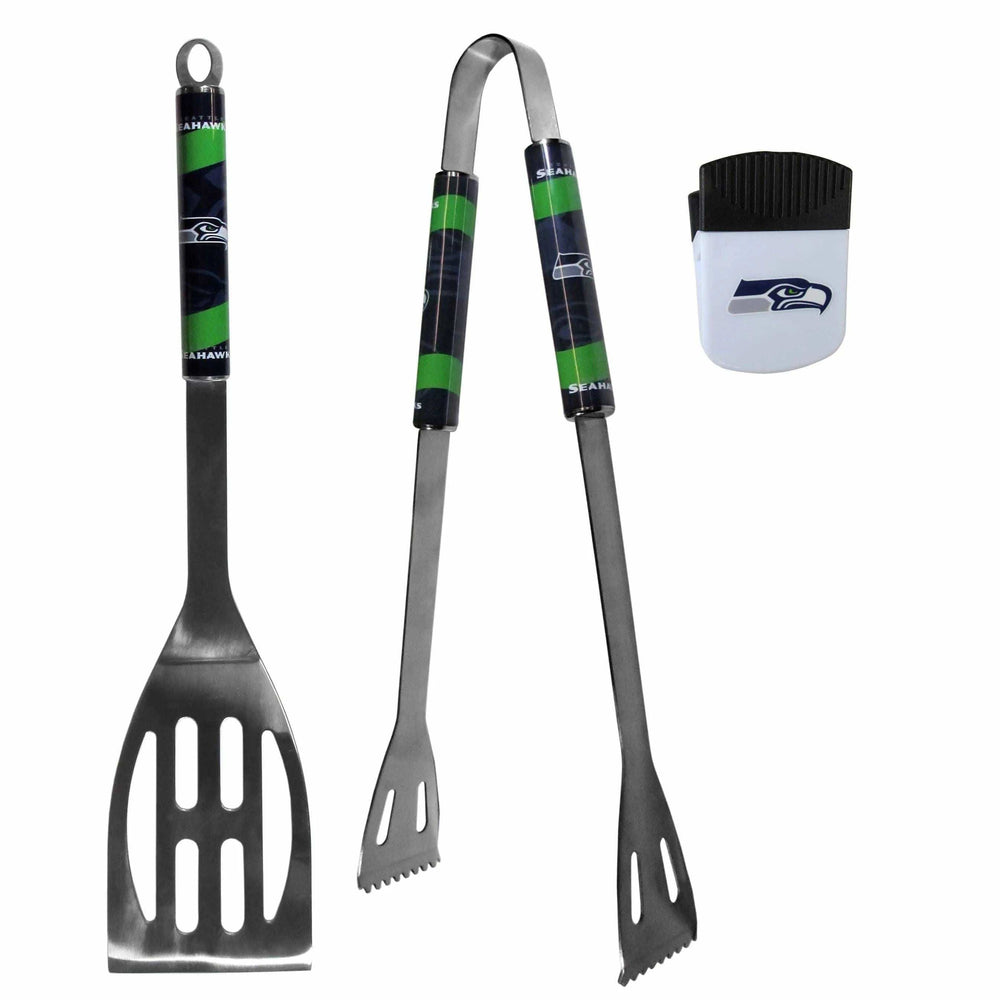 Seattle Seahawks 2 pc BBQ Set and Chip Clip - Siskiyou Buckle - Flyclothing LLC