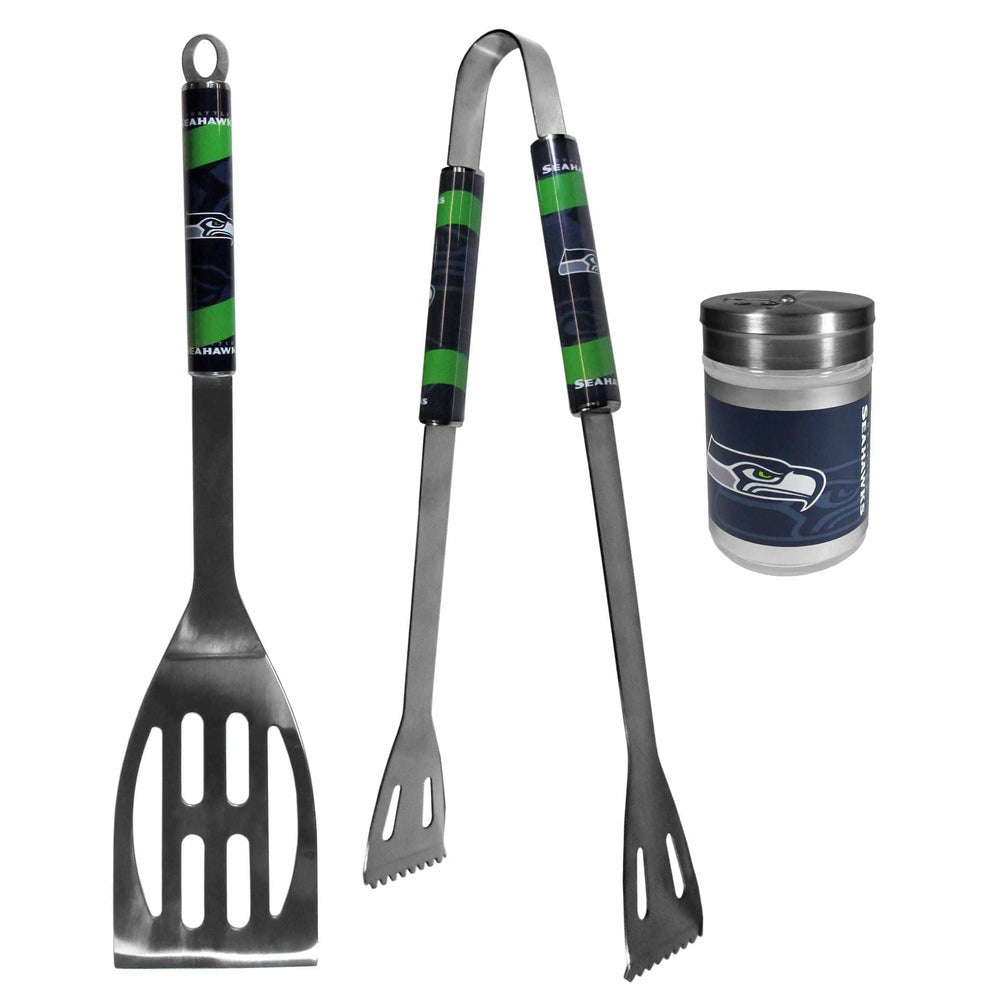 Seattle Seahawks 2pc BBQ Set with Season Shaker - Siskiyou Buckle - Flyclothing LLC