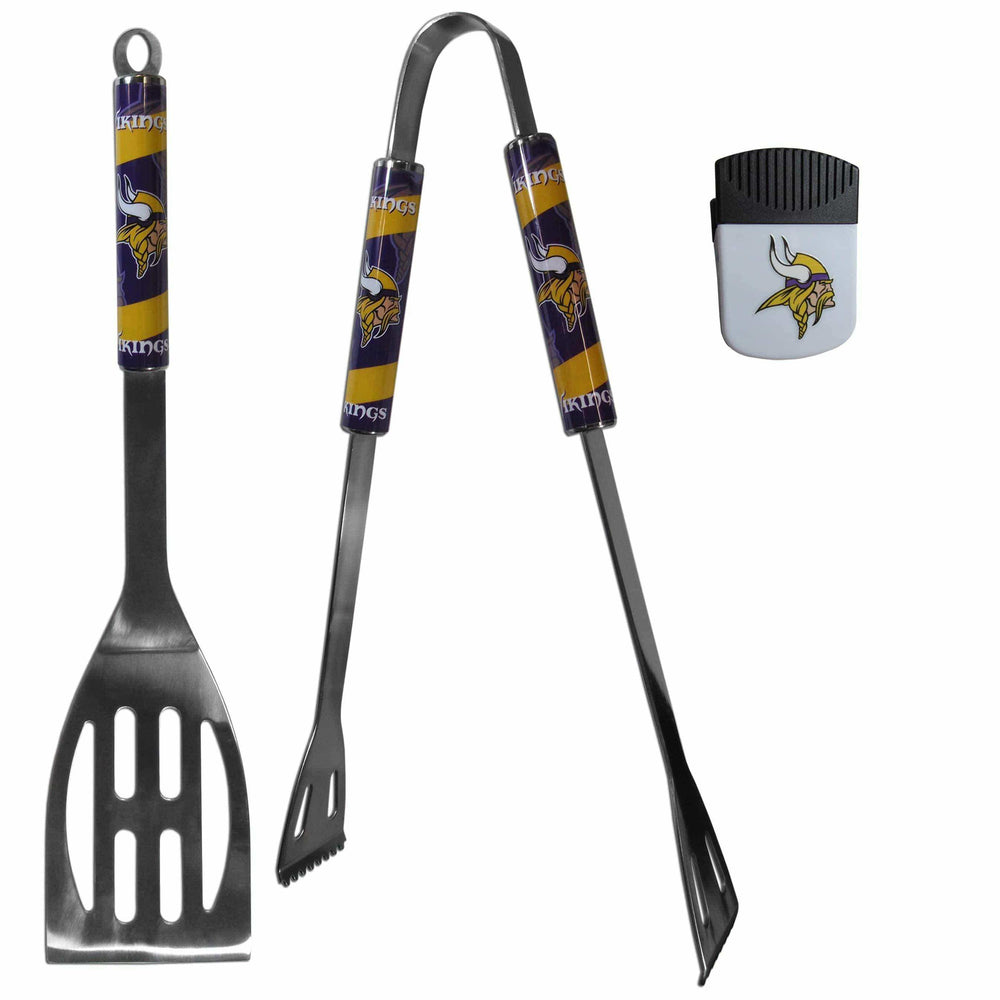 Minnesota Vikings 2 pc BBQ Set and Chip Clip - Siskiyou Buckle - Flyclothing LLC