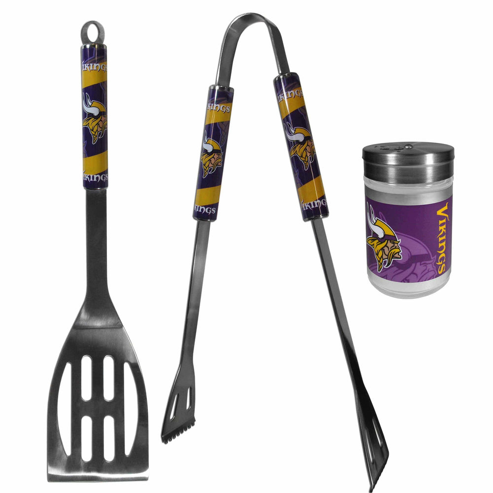 Minnesota Vikings 2pc BBQ Set with Season Shaker - Siskiyou Buckle - Flyclothing LLC