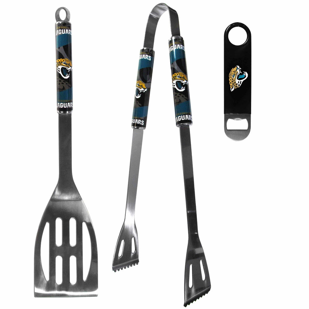 Jacksonville Jaguars 2 pc BBQ Set and Bottle Opener - Siskiyou Buckle - Flyclothing LLC