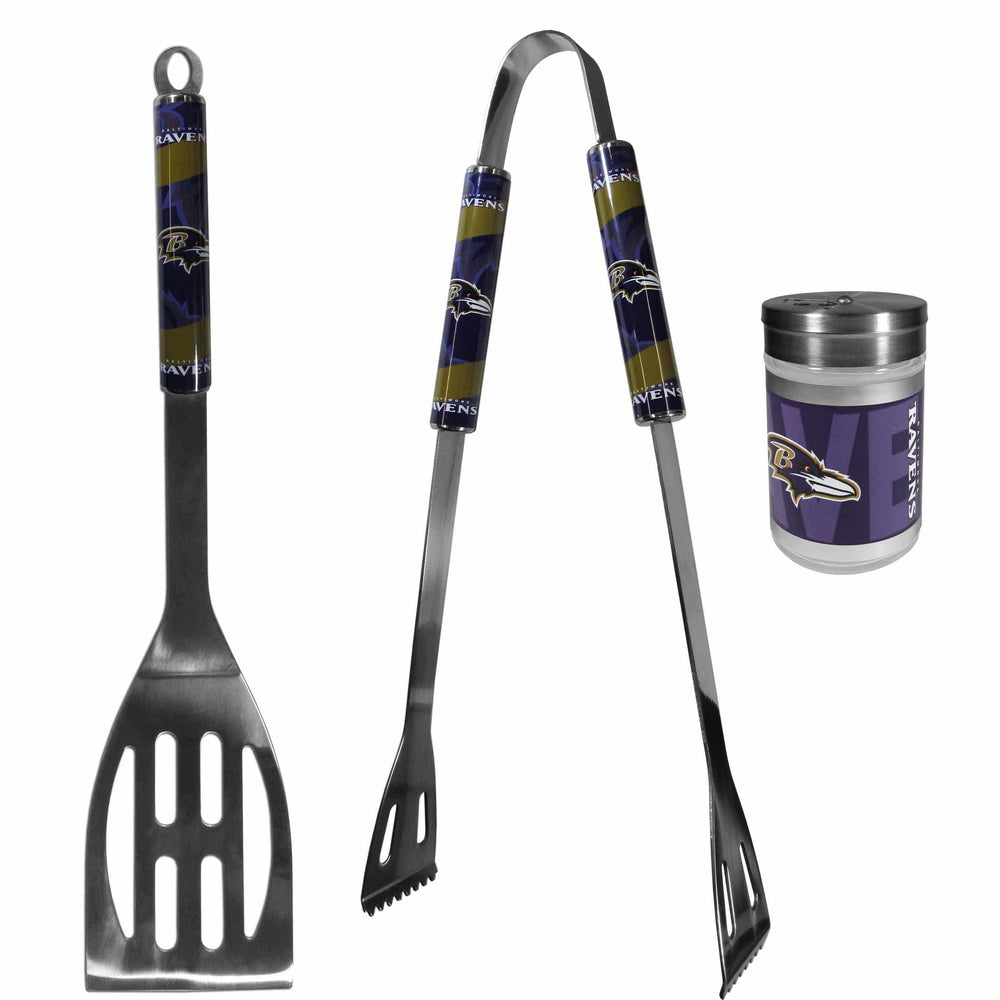Baltimore Ravens 2pc BBQ Set with Season Shaker - Siskiyou Buckle - Flyclothing LLC