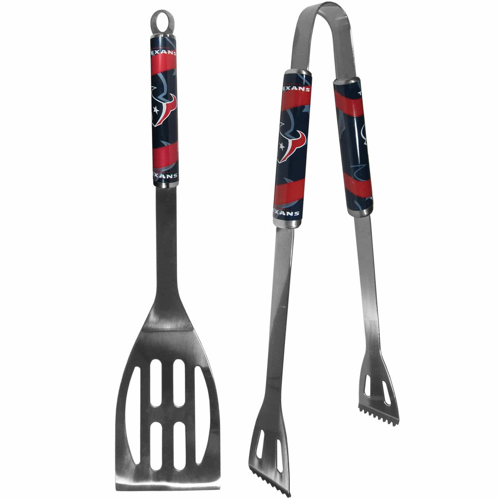 Houston Texans 2 pc Steel BBQ Tool Set - Siskiyou Buckle - Flyclothing LLC