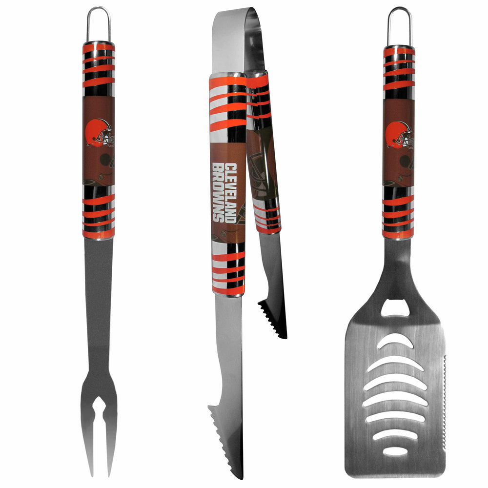 Cleveland Browns 3 pc Tailgater BBQ Set - Siskiyou Buckle - Flyclothing LLC