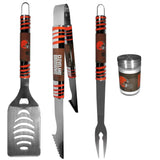 Cleveland Browns 3 pc Tailgater BBQ Set and Season Shaker - Siskiyou Buckle - Flyclothing LLC