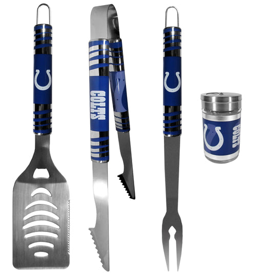 Indianapolis Colts 3 pc Tailgater BBQ Set and Season Shaker - Flyclothing LLC