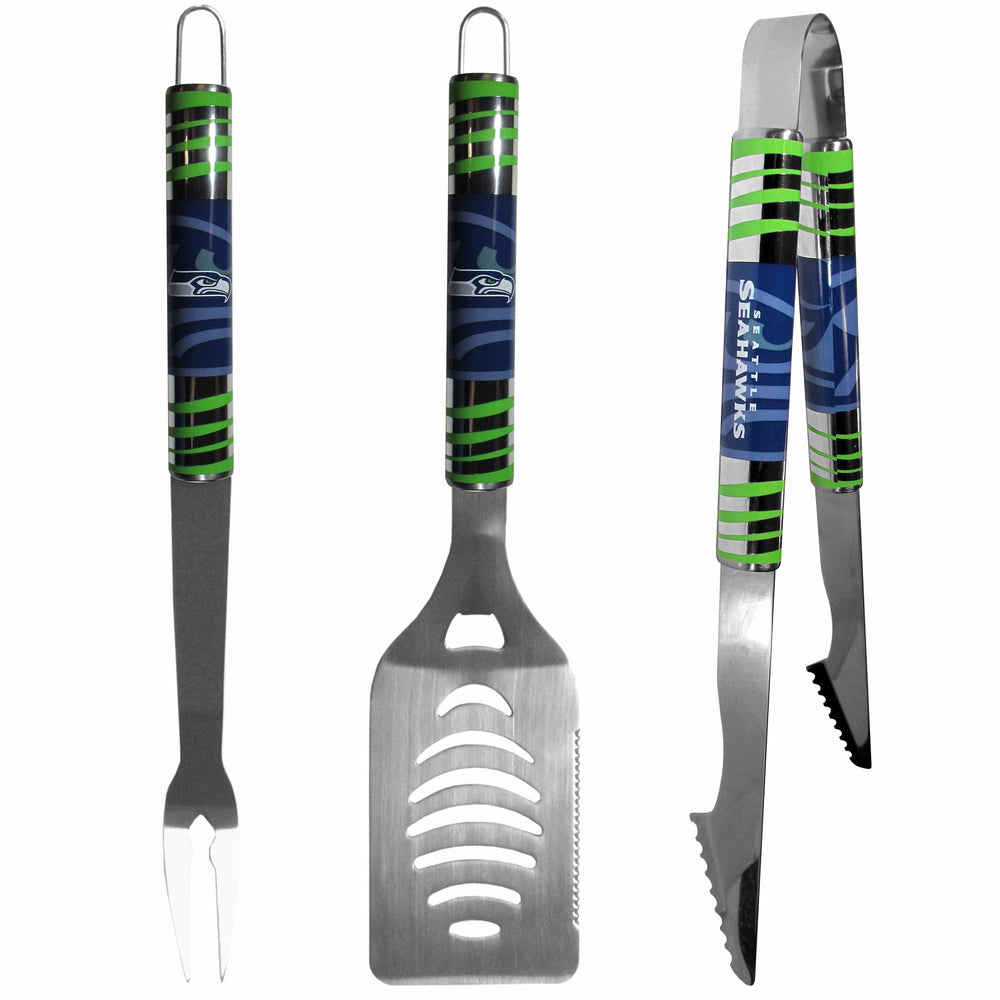 Seattle Seahawks 3 pc Tailgater BBQ Set - Siskiyou Buckle - Flyclothing LLC