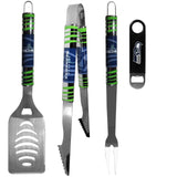 Seattle Seahawks 3 pc BBQ Set and Bottle Opener - Siskiyou Buckle - Flyclothing LLC