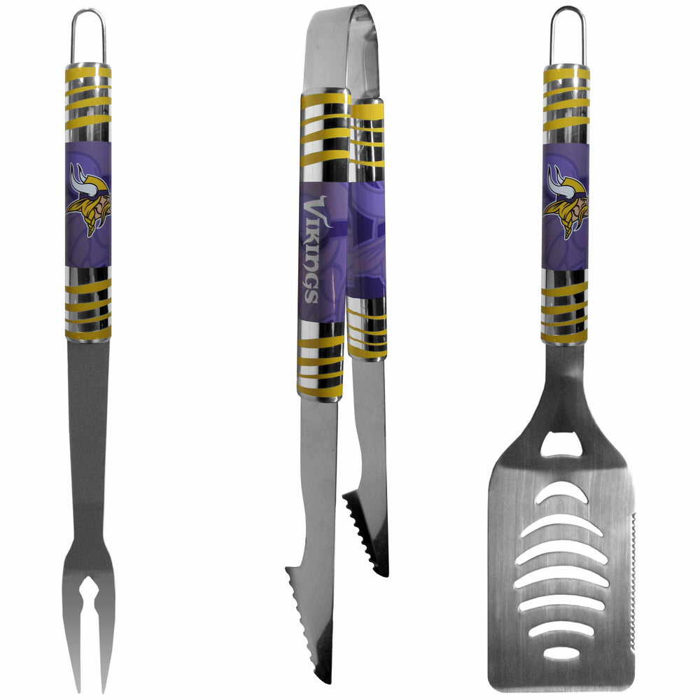 Minnesota Vikings 3 pc Tailgater BBQ Set - Siskiyou Buckle - Flyclothing LLC