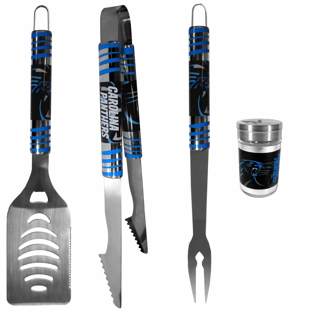Carolina Panthers 3 pc Tailgater BBQ Set and Season Shaker - Siskiyou Buckle - Flyclothing LLC