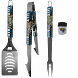 Jacksonville Jaguars 3 pc BBQ Set and Chip Clip - Siskiyou Buckle - Flyclothing LLC