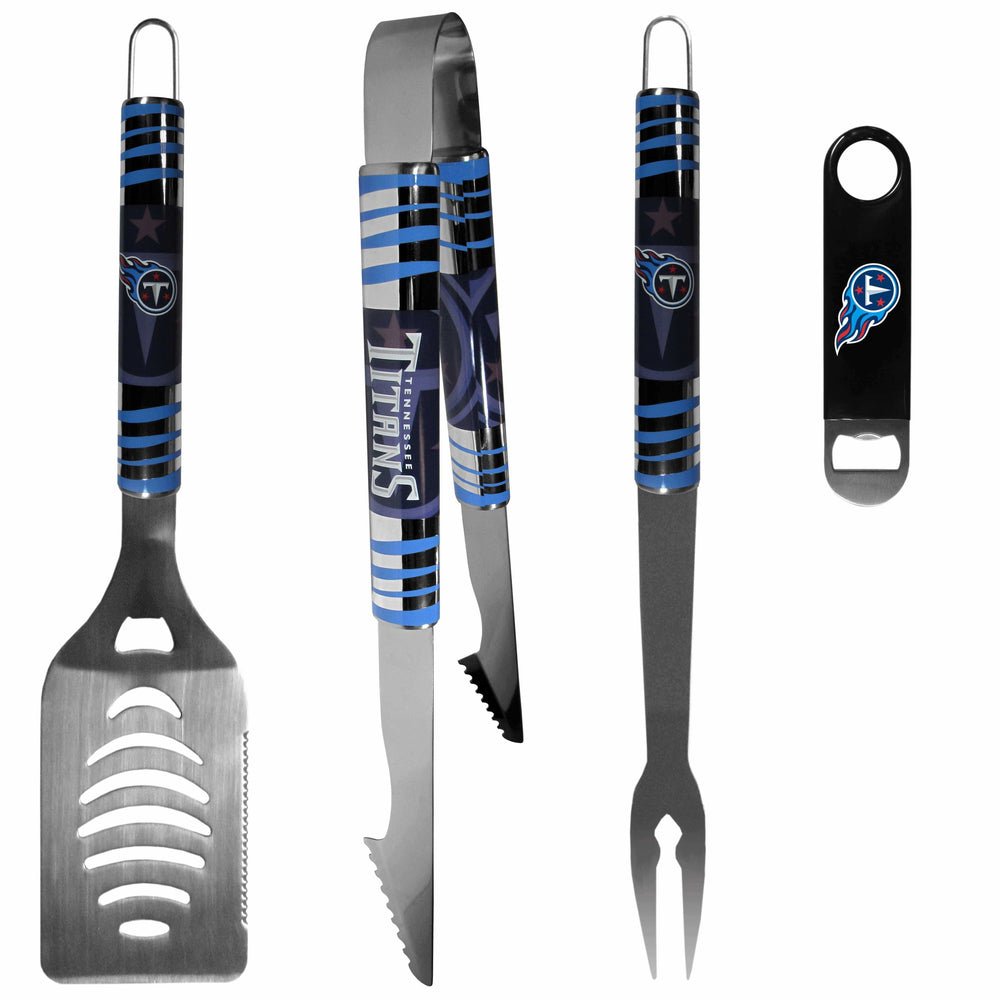 Tennessee Titans 3 pc BBQ Set and Bottle Opener - Siskiyou Buckle - Flyclothing LLC