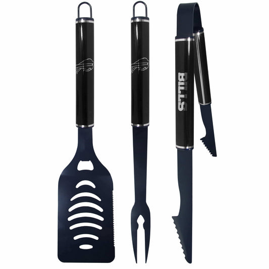 Buffalo Bills 3 pc Color and Black BBQ Set - Siskiyou Buckle - Flyclothing LLC