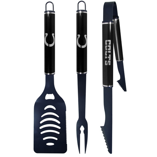 Indianapolis Colts 3 pc Color and Black BBQ Set