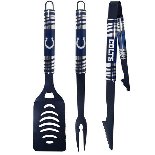 Indianapolis Colts 3 pc Color BBQ Tool Set