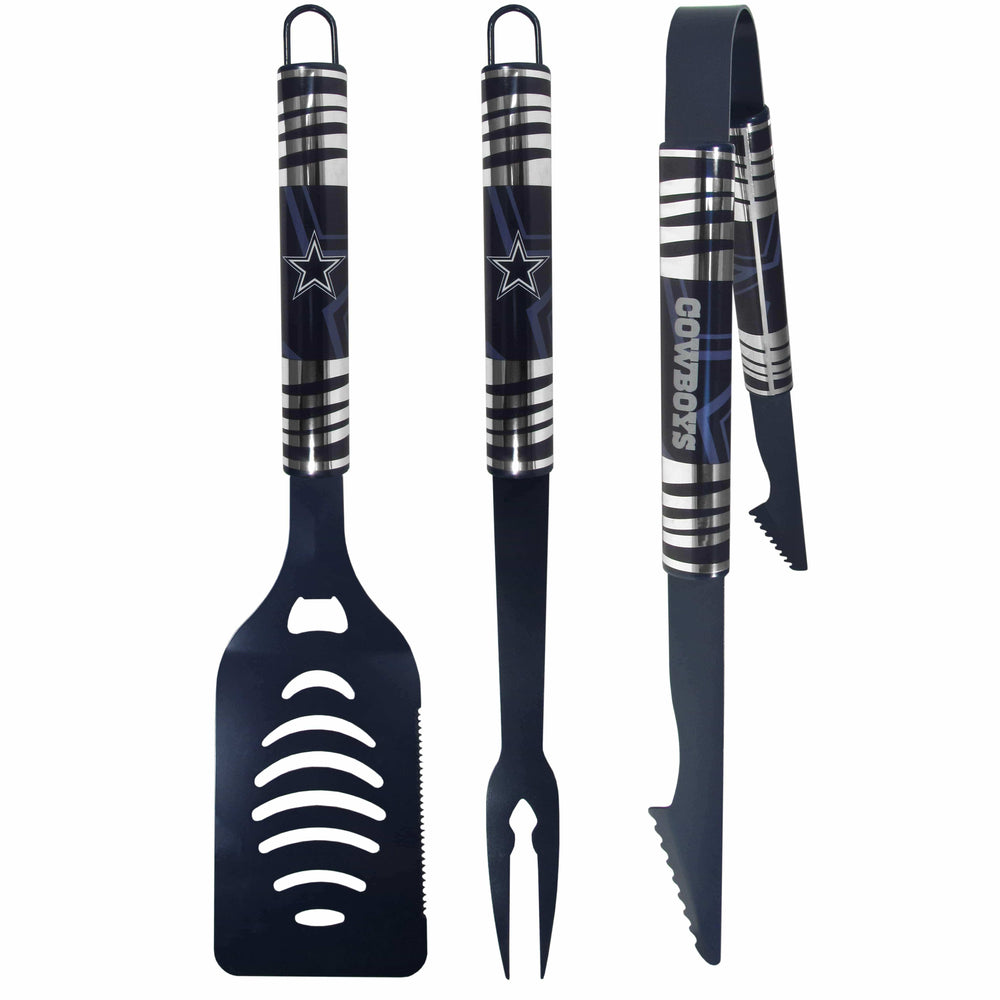 Dallas Cowboys 3 pc Color BBQ Tool Set - Siskiyou Buckle - Flyclothing LLC