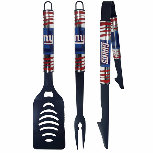 New York Giants 3 pc Color BBQ Tool Set - Siskiyou Buckle - Flyclothing LLC
