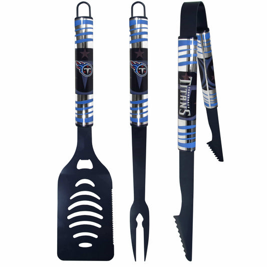 Tennessee Titans 3 pc Color BBQ Tool Set - Siskiyou Buckle - Flyclothing LLC