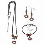 Chicago Bears Euro Bead Jewelry 3 piece Set - Siskiyou Buckle - Flyclothing LLC