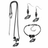 Philadelphia Eagles Euro Bead Jewelry 3 piece Set - Siskiyou Buckle - Flyclothing LLC