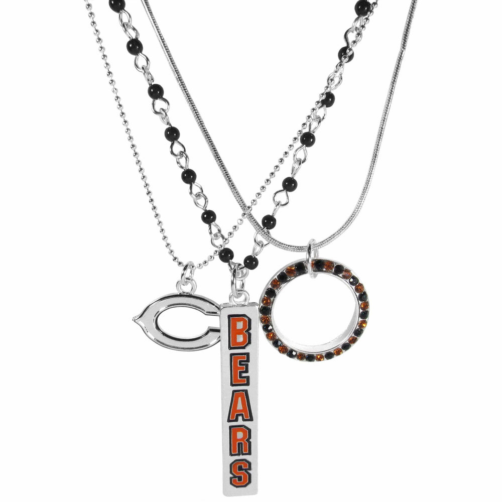 Chicago Bears Trio Necklace Set - Siskiyou Buckle - Flyclothing LLC