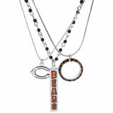 Chicago Bears Trio Necklace Set - Siskiyou Buckle - Flyclothing LLC