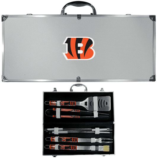 Cincinnati Bengals 8 pc Tailgater BBQ Set - Siskiyou Buckle - Flyclothing LLC