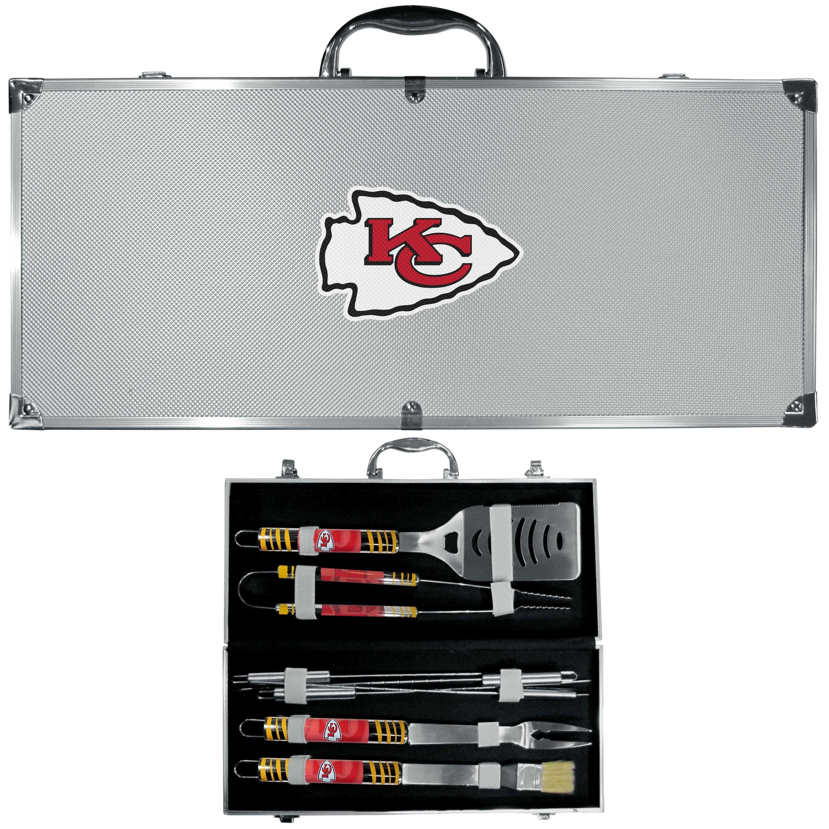 Kansas City Chiefs 8 pc Tailgater BBQ Set - Kansas City Chiefs - Flyclothing LLC