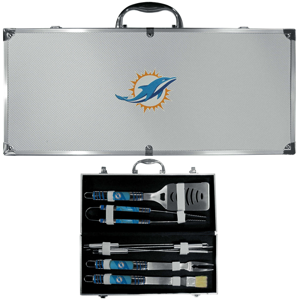 Miami Dolphins 8 pc Tailgater BBQ Set - Siskiyou Buckle - Flyclothing LLC