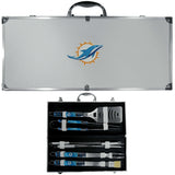 Miami Dolphins 8 pc Tailgater BBQ Set - Siskiyou Buckle - Flyclothing LLC
