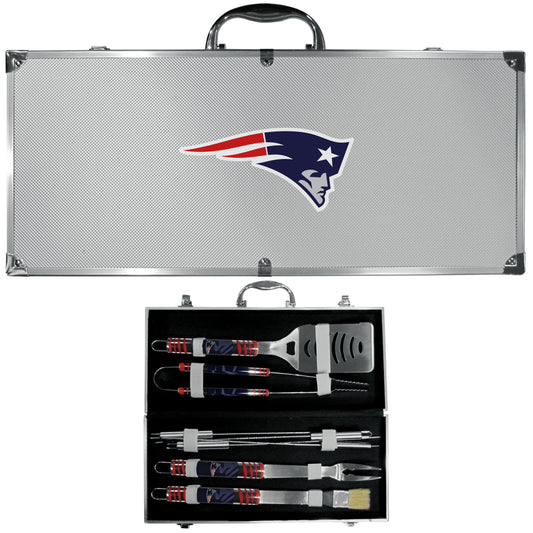 New England Patriots 8 pc Tailgater BBQ Set - Flyclothing LLC