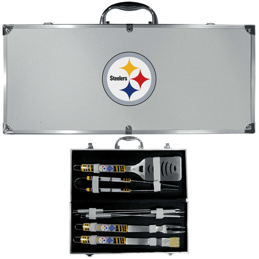 Pittsburgh Steelers 8 pc Tailgater BBQ Set - Siskiyou Buckle - Flyclothing LLC