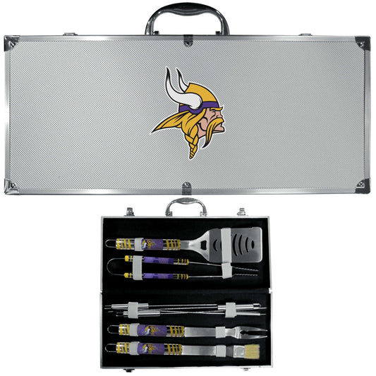 Minnesota Vikings 8 pc Tailgater BBQ Set - Siskiyou Buckle - Flyclothing LLC
