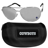 Dallas Cowboys Aviator Sunglasses and Case - Siskiyou Buckle - Flyclothing LLC