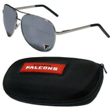 Atlanta Falcons Aviator Sunglasses and Zippered Carrying Case - Siskiyou Buckle - Flyclothing LLC
