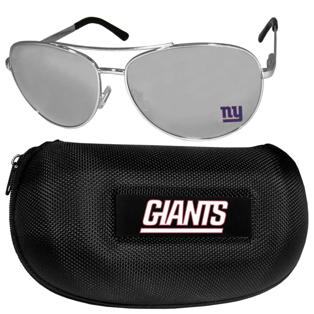 New York Giants Aviator Sunglasses and Case - Siskiyou Buckle - Flyclothing LLC