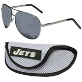 New York Jets Aviator Sunglasses and Sports Case - Siskiyou Buckle - Flyclothing LLC