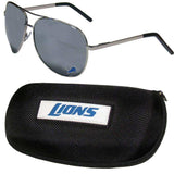 Detroit Lions Aviator Sunglasses and Zippered Carrying Case - Siskiyou Buckle - Flyclothing LLC