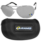 Los Angeles Rams Aviator Sunglasses and Case - Siskiyou Buckle - Flyclothing LLC