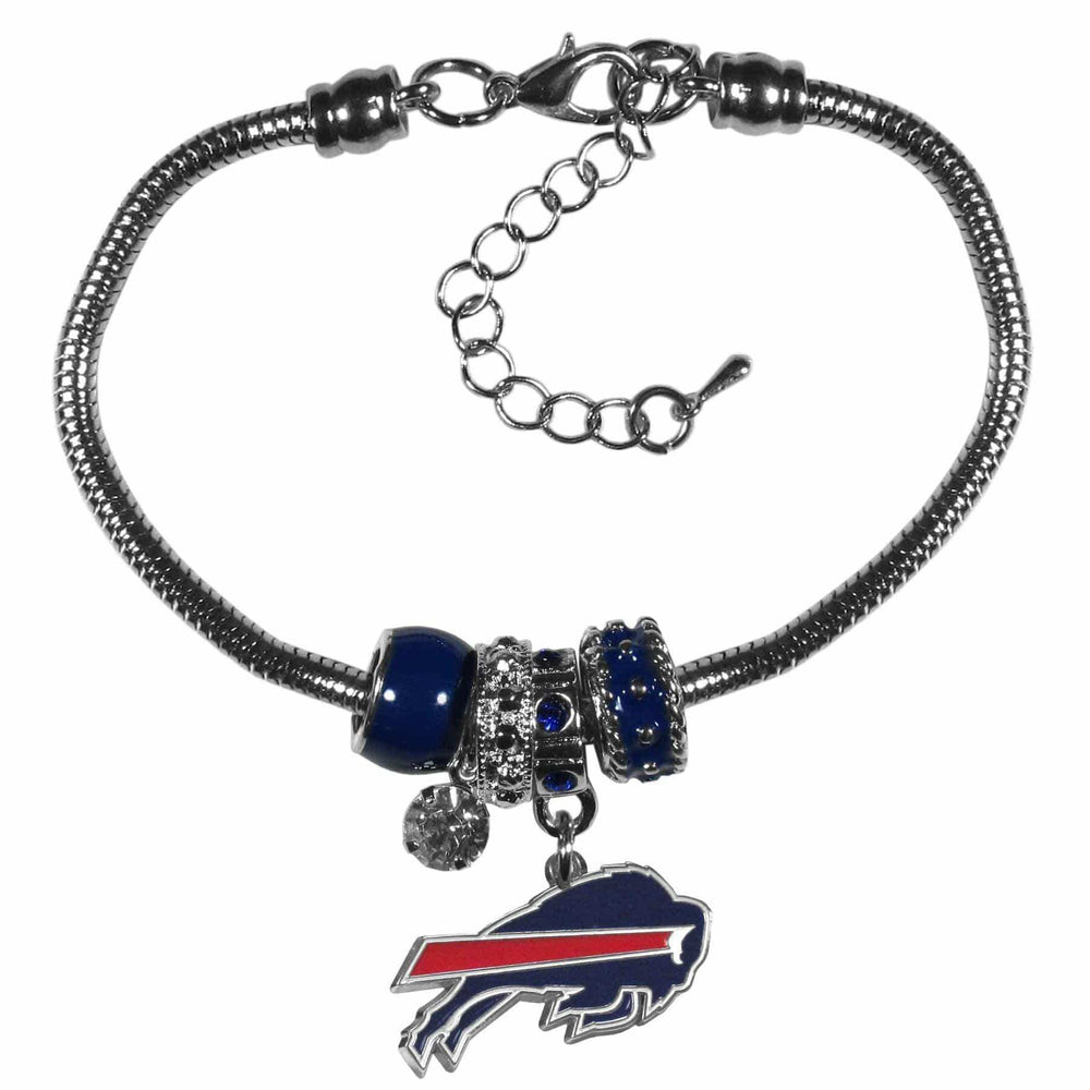 Buffalo Bills Euro Bead Bracelet - Siskiyou Buckle - Flyclothing LLC