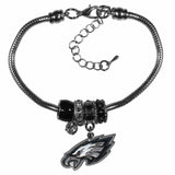 Philadelphia Eagles Euro Bead Bracelet - Siskiyou Buckle - Flyclothing LLC