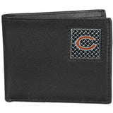 Chicago Bears Gridiron Leather Bi-fold Wallet - Siskiyou Buckle - Flyclothing LLC
