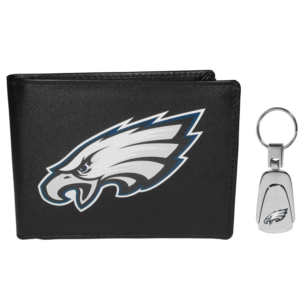 Philadelphia Eagles Bi-fold Wallet & Steel Key Chain - Siskiyou Buckle - Flyclothing LLC