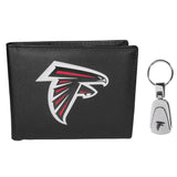 Atlanta Falcons Bi-fold Wallet & Steel Key Chain - Siskiyou Buckle - Flyclothing LLC